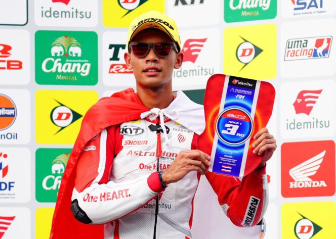 
Dua Pebalap Astra Honda Racing Duduki Podium Perdana di ARRC Buriram
