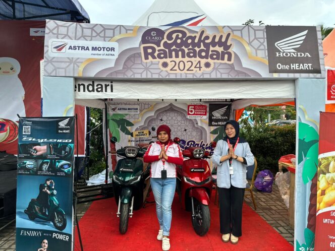 
Asmo Sulsel Hadirkan Promo Spesial dan New Honda Stylo 160 di Bakul Ramadan Claro Kendari
