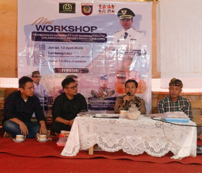 
Workshop Pengembangan Pariwisata dan Ekonomi Kreatif dalam Konsep Pelestarian Adat, dimulainya Pilot Project Perkampungan Adat Balla