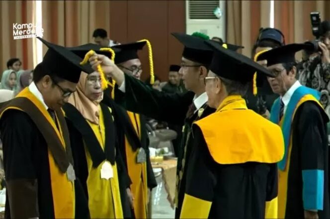 
Kukuhkan Tiga Guru Besar, Ini Pesan Rektor UIN Alauddin Makassar