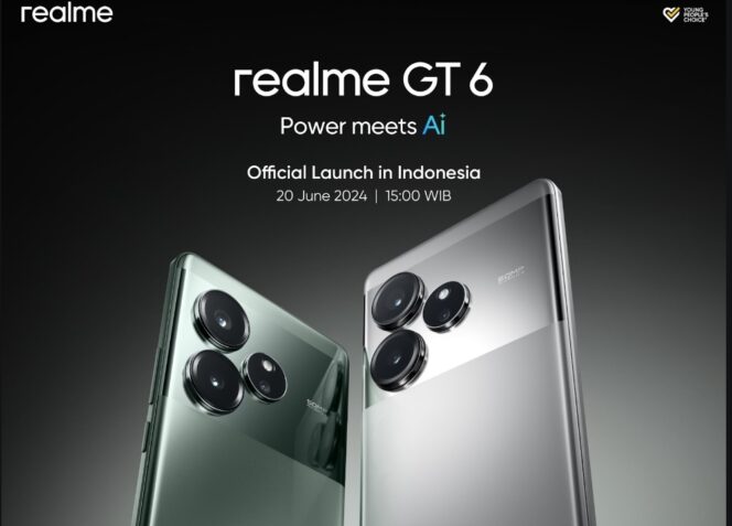 
realme Bakal Hadirkan GT 6 ke Indonesia, Ini Jadwalnya