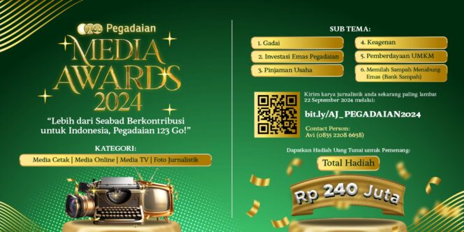 
Pegadaian Media Awards 2024 Resmi Digelar