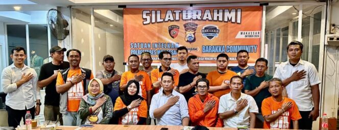 
Barakka Comunity dan Sat Intelkam Polrestabes Makassar Silaturahmi Jelang Pilkada
