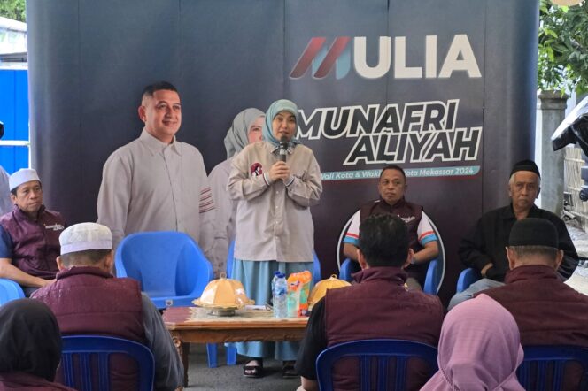 
Calon Wawali Aliyah Mustika Ajak Masyarakat Wujudkan Pilkada Damai di Makassar