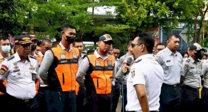 
100 Personil Dishub Siaga di Pelantikan Anggota DPRD Kota Makassar