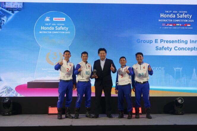 
Astra Honda kembali raih prestasi di level Asia and Oceania terkait safety riding