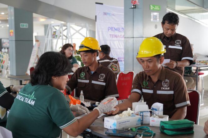 
Pelindo Jasa Maritim gelar Pemeriksaan Kesehatan Gratis bagi TKBM dan Buruh