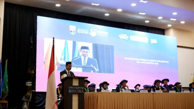 
Kepala LLDikti Wilayah IX Apresiasi Pengukuhan Guru Besar Unibos