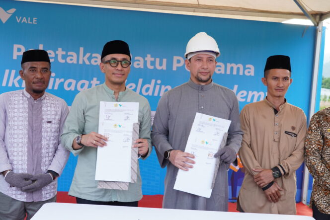 
PT Vale dan Alkhairaat Gelar Peletakan Batu Pertama Welding Academy