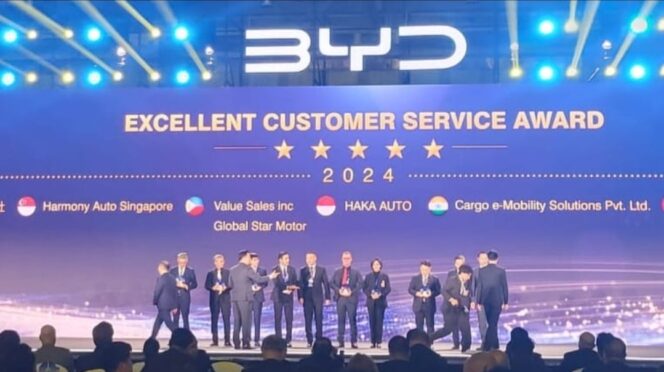 
BYD Haka Auto Raih Enam Penghargaan Bergengsi di BYD Asia Pacific 2025 Dealer Conference