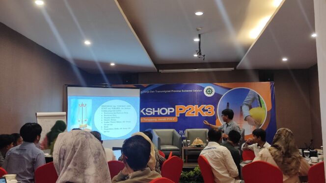 
SPJM Ikuti Workshop Peningkatan Kapasitas P2K3 Berkolaborasi dengan Disnakertrans Provinsi Sulsel
